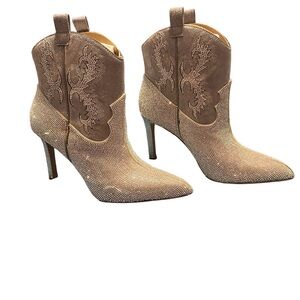 Gianni Bini Fassero Rhinestone Western Boot (NWB) Sz 11